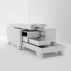 Transformer-shelf by Martin Sämmer. Photo by Oliver Wrobel